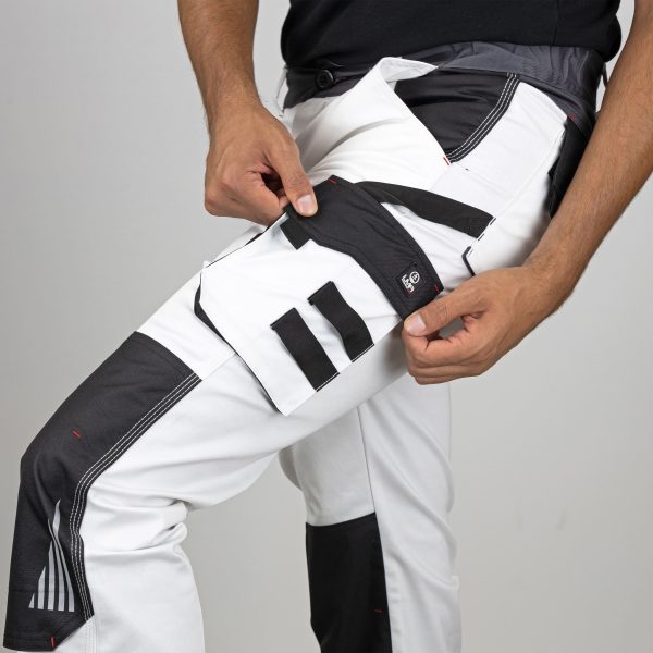 Pantalon-de-travail-stretch-avec-poches-genouillères-zéro-métal-1850-VAISSEAU zoom poche
