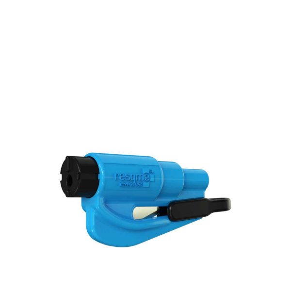 Porte-clef-Brise-vitre--pare-brise-(Outil-d'évacuation-voiture-)-Resqme-bleu