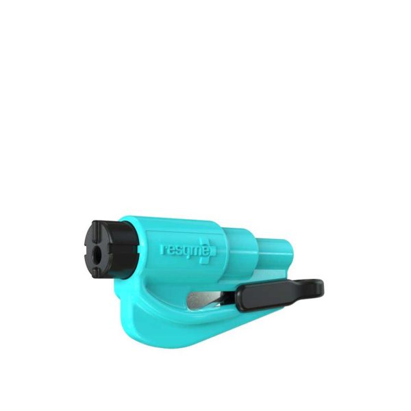 Porte-clef-Brise-vitre--pare-brise-(Outil-d'évacuation-voiture-)-Resqme-bleu-turquoise