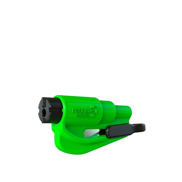 Porte-clef-Brise-vitre--pare-brise-(Outil-d'évacuation-voiture-)-Resqme-vert