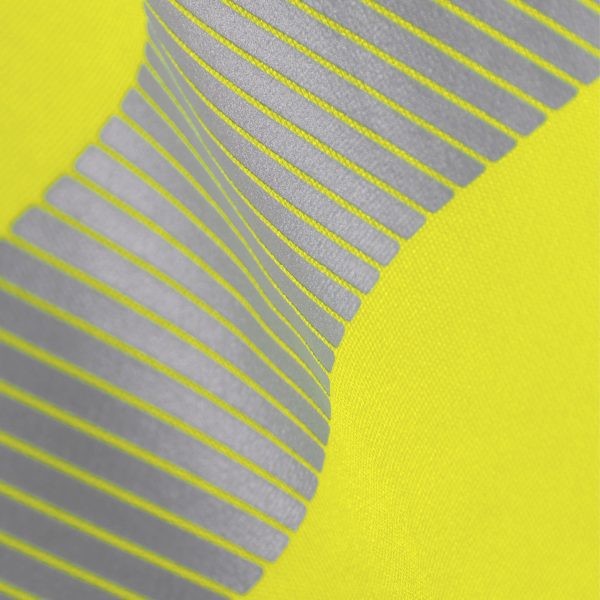 Softshell-HV-2-en-1-jaune-zoom-matiere