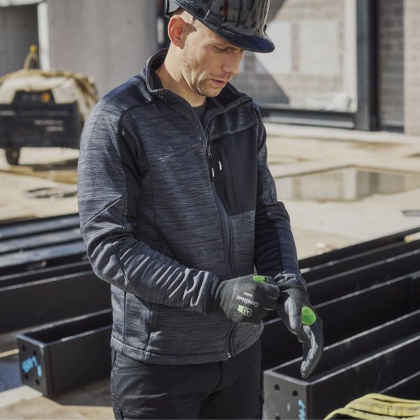 Veste-de-travail-DASSY-Convex-Next-intermédiaire-polyester-recyclé-gris-anthracite-ouvrier-chantier