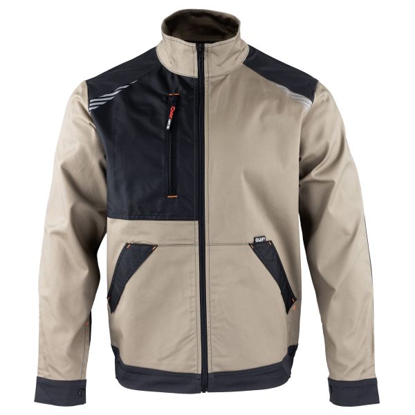 Veste de travail LMA Cyclope zéro métal résistante stretch 2345-CENTAURE-BEIGE