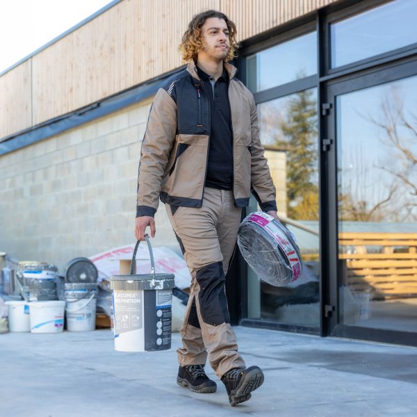 Veste de travail LMA Cyclope zéro métal résistante stretch 2345-CENTAURE-BEIGE-chantier