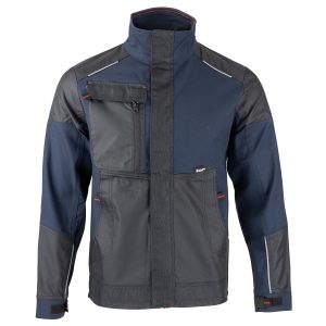 Veste-de-travail-LMA-Quasar-multipoches-stretch-et-résistante-bleu-marine-noir-Quasar