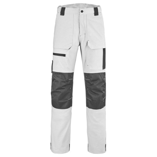 PANTALON-DE-TRAVAIL-LAFONT-SCRAPER-STRETCH-MULTIPOCHES-blanc PANTALON-DE-TRAVAIL-LAFONT-SCRAPER-STRETCH-MULTIPOCHES-blanc