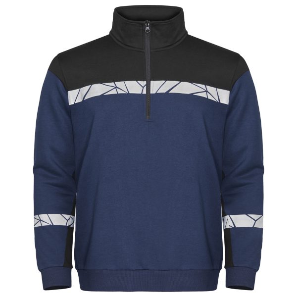 7102-PROGRESSION-SWEATSHIRT-12-ZIP-bleu-marine-homme 7102-PROGRESSION-SWEATSHIRT-12-ZIP-bleu-marine-homme