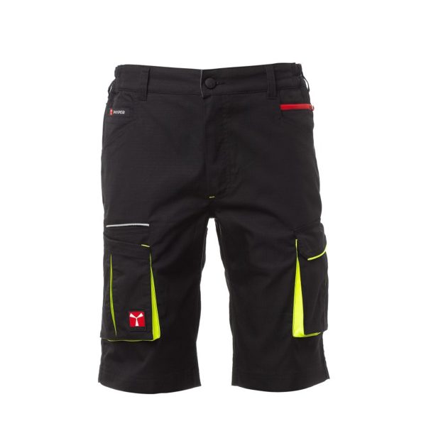 Bermuda-de-travail-Payper-Next-400-Shorts-stretch-Ripstop-noir