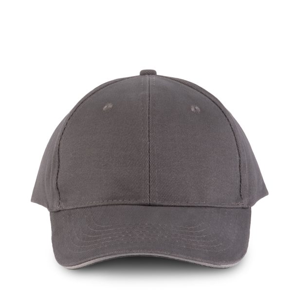 Casquette-K-Up-Orlando-6-panneaux-coton-gris Casquette-K-Up-Orlando-6-panneaux-coton-gris
