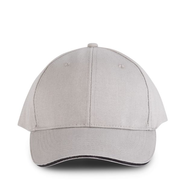 Casquette-K-Up-Orlando-6-panneaux-coton-gris-clair Casquette-K-Up-Orlando-6-panneaux-coton-gris-clair