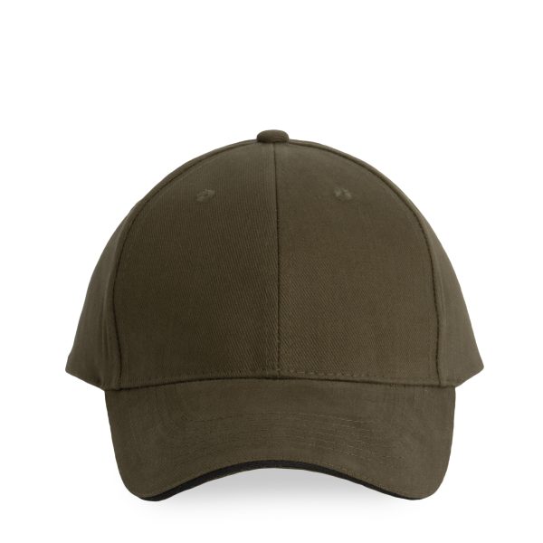 Casquette-K-Up-Orlando-6-panneaux-coton-kaki-fonce Casquette-K-Up-Orlando-6-panneaux-coton-kaki-fonce