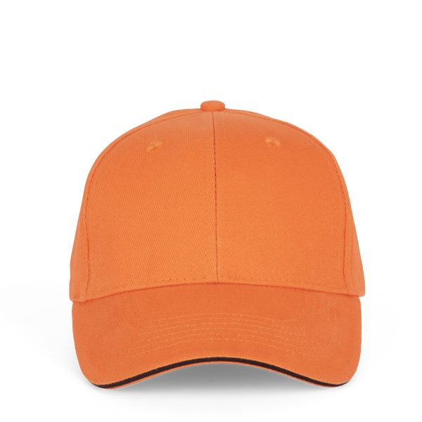 Casquette-K-Up-Orlando-6-panneaux-coton-orange-gris-fonce Casquette-K-Up-Orlando-6-panneaux-coton-orange-gris-fonce