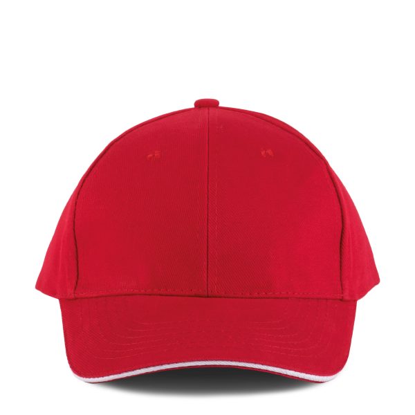 Casquette-K-Up-Orlando-6-panneaux-coton-rouge-blanc Casquette-K-Up-Orlando-6-panneaux-coton-rouge-blanc