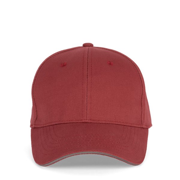 Casquette-K-Up-Orlando-6-panneaux-coton-terracota Casquette-K-Up-Orlando-6-panneaux-coton-terracota