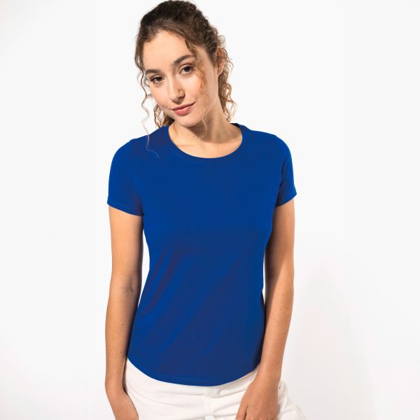 T-shirt-femme-Kariban-Bio150-coton-bio-bleu-roi-femme