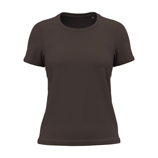 T-shirt-femme-Kariban-Bio150-coton-bio-chocolat