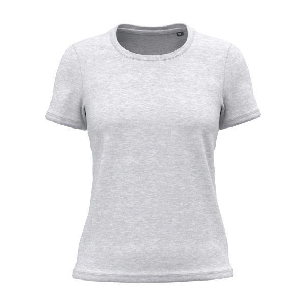 T-shirt-femme-Kariban-Bio150-coton-bio-gris-clair
