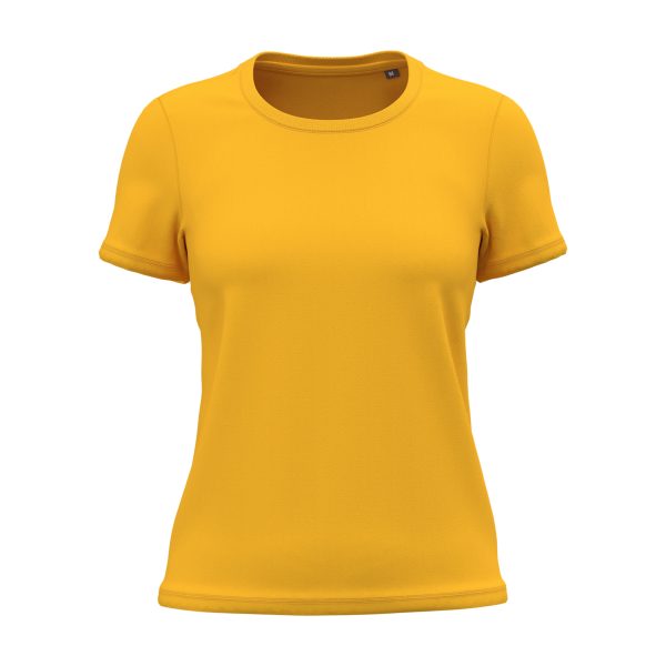 T-shirt-femme-Kariban-Bio150-coton-bio-jaune-moutard