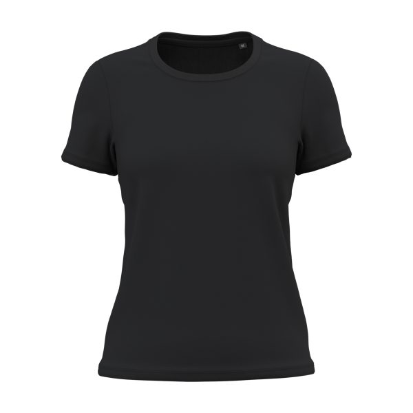 T-shirt-femme-Kariban-Bio150-coton-bio-noir