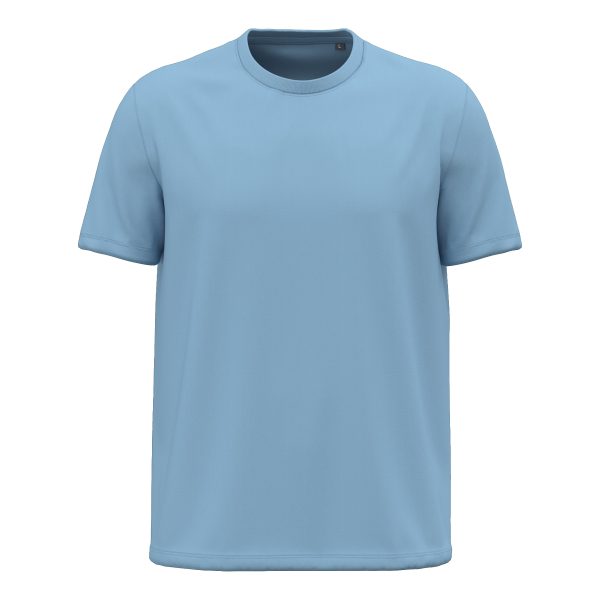 T-shirt-homme-Kariban-Bio150-coton-bio-bleu-ciel
