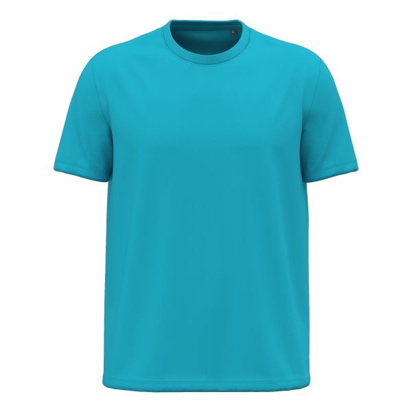 T-shirt-homme-Kariban-Bio150-coton-bio-bleu-turquoise