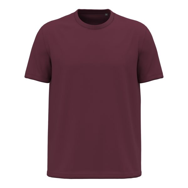 T-shirt-homme-Kariban-Bio150-coton-bio-bordeaux