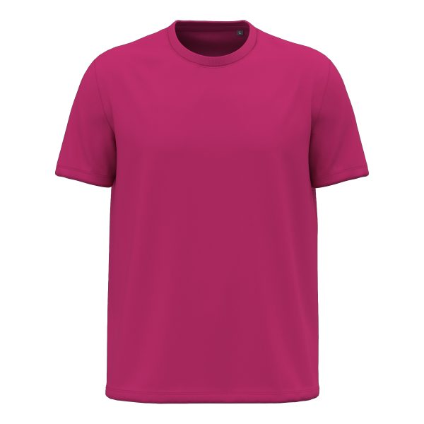T-shirt-homme-Kariban-Bio150-coton-bio-fuchsia