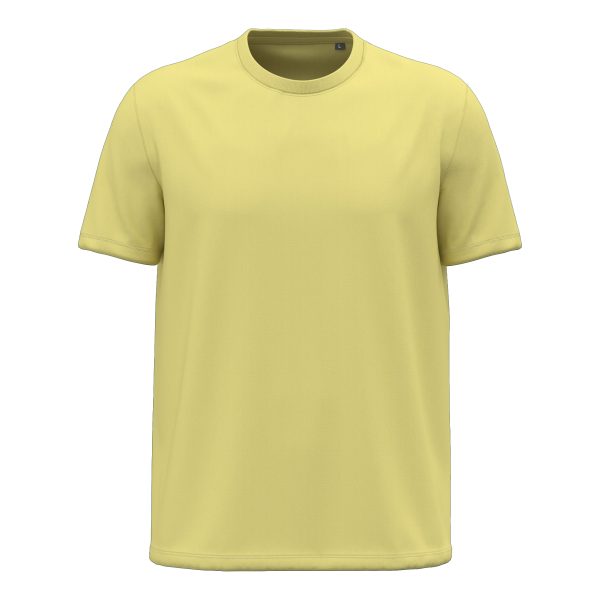 T-shirt-homme-Kariban-Bio150-coton-bio-jaune-clair