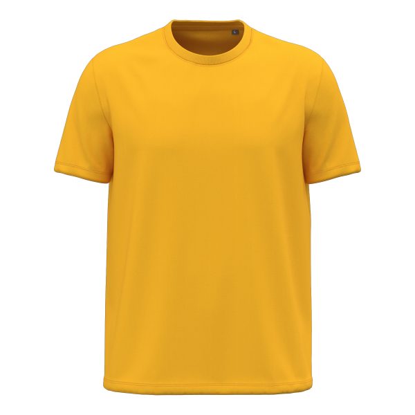 T-shirt-homme-Kariban-Bio150-coton-bio-jaune-moutard