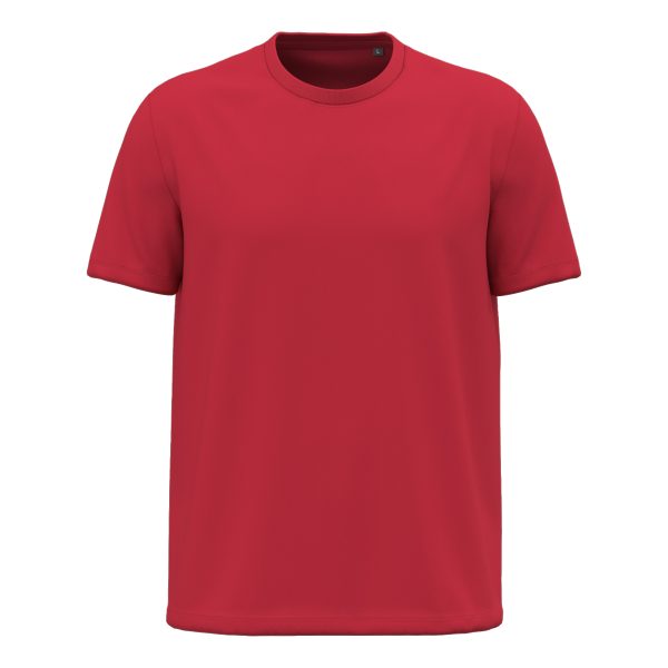 T-shirt-homme-Kariban-Bio150-coton-bio-rouge